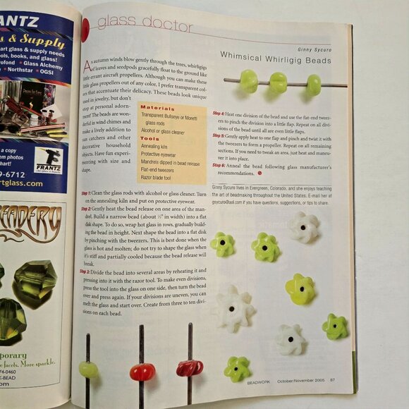 Beadwork Magazine October November 2005 Bring On The Bracelets - Picture 15 of 16